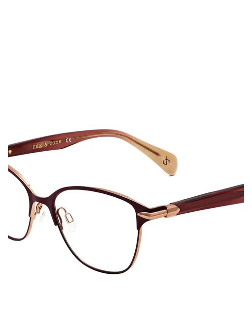 Rag & Bone White Geometric-Frame Glasses