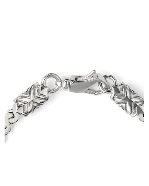 Emanuele Bicocchi Metallic Infinity Loop Bracelet