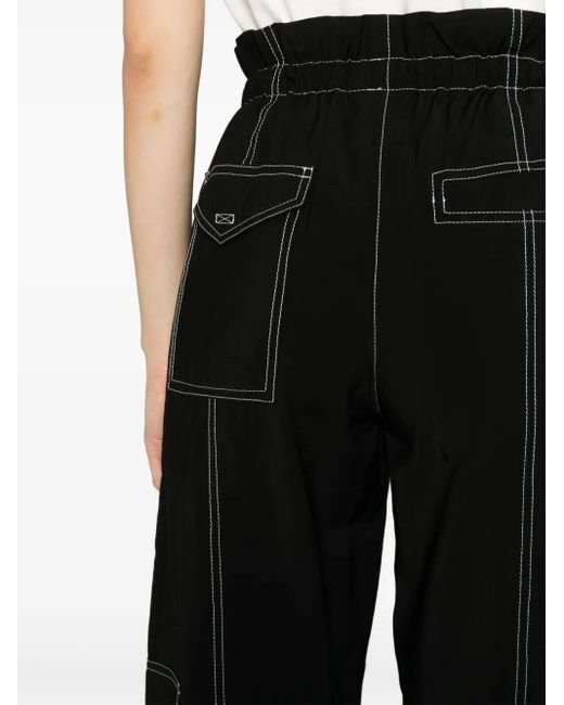 Ganni Black Cargo Pants
