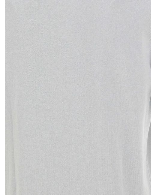 Gran Sasso Gray Polo-Collar T-Shirt for men