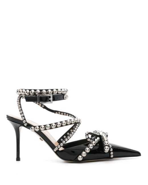 Mach & Mach Metallic 90Mm Stud-Embellished Pumps