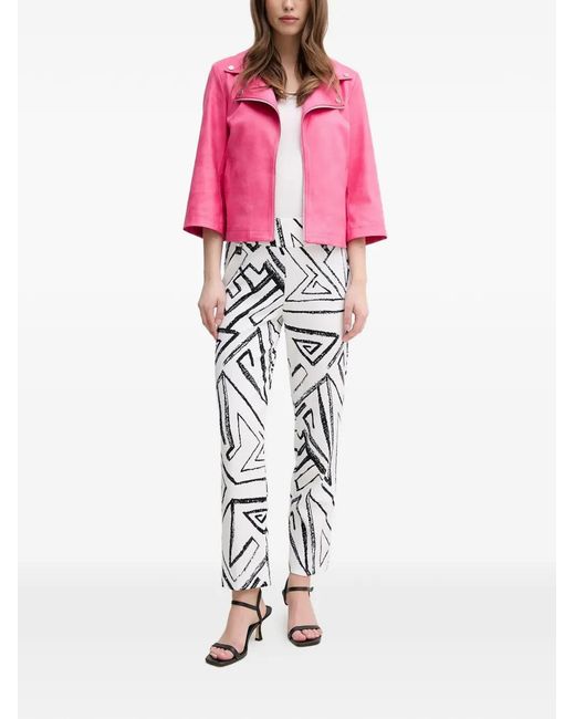 Joseph Ribkoff Pink Zip-Up Jacket