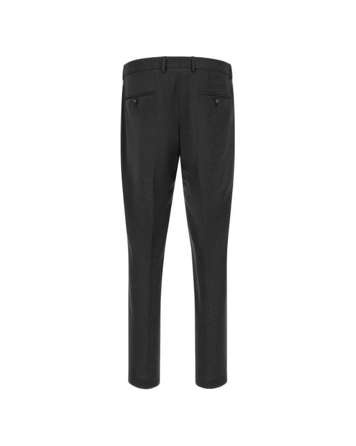 Boss Black Micro-Pattern Single-Breasted Suit for men