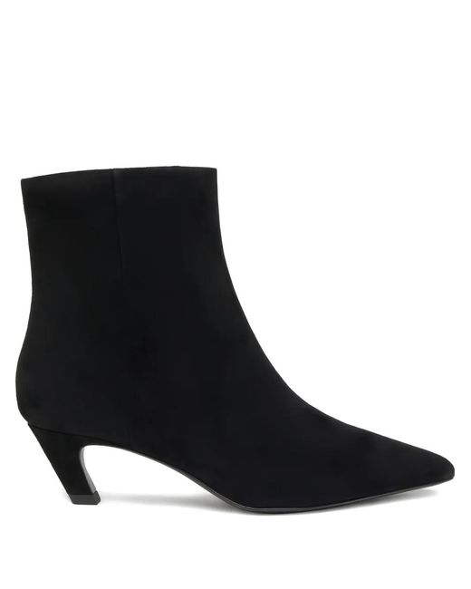 Ash Black 50Mm Vicky Pointed-Toe Ankle Boots