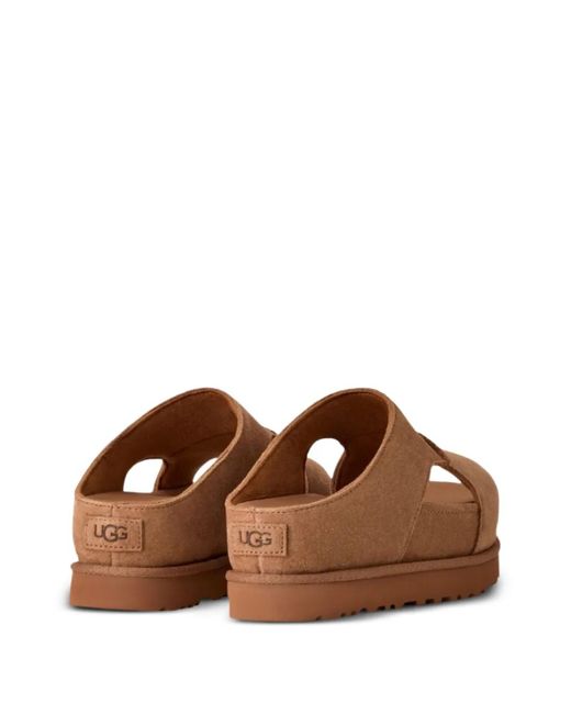 Ugg Brown Goldenstar Platform Sandals