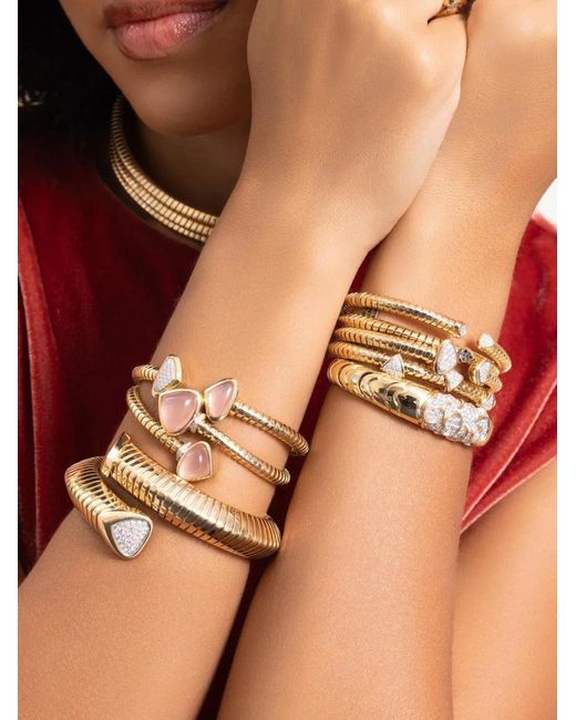 Marina B Metallic Trisolina Castanga Diamond Bracelet