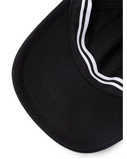 Fred Perry Black Logo-Patch Baseball Cap