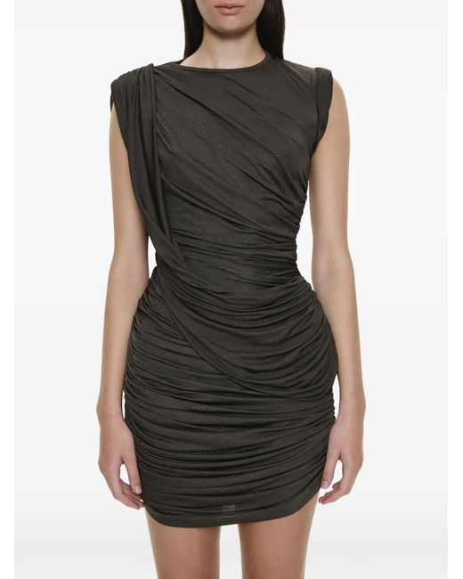 Christopher Esber Black Twisted Mini Dress