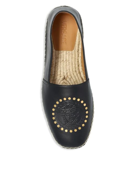 Versace Gray Medusa Motif Espadrilles for men
