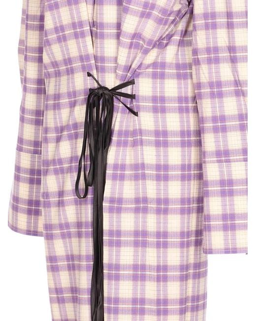 Abito Midi Con Strass di Essentiel Antwerp in Pink