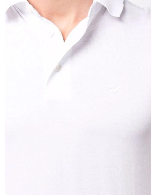 Emporio Armani White Acetate Sunglasses for men