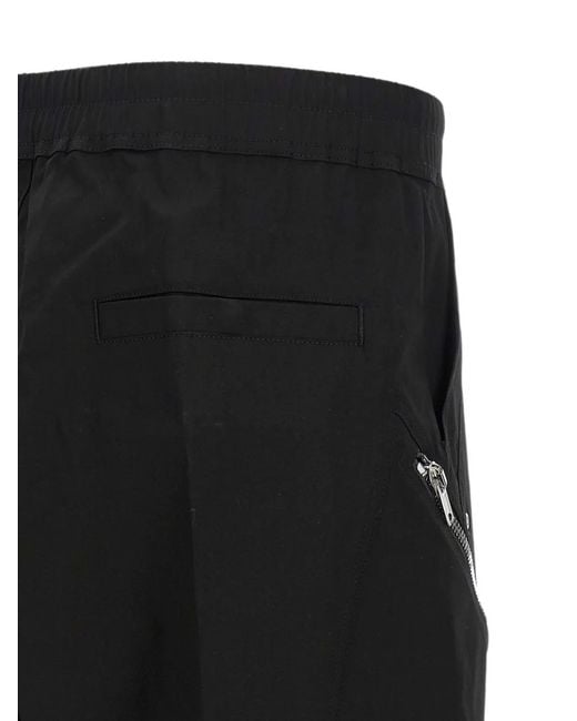Rick Owens Black Tower Heizer Bermuda Shorts for men
