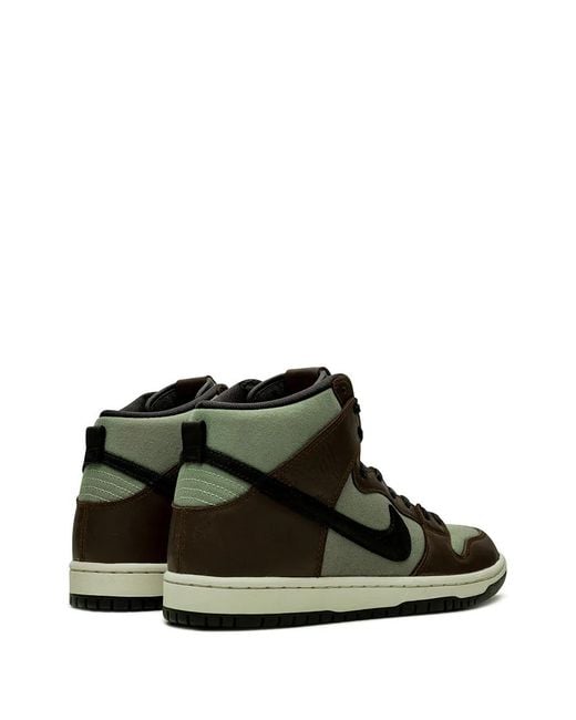 Nike Brown Sb Dunk High Pro "Baroque" Sneakers for men