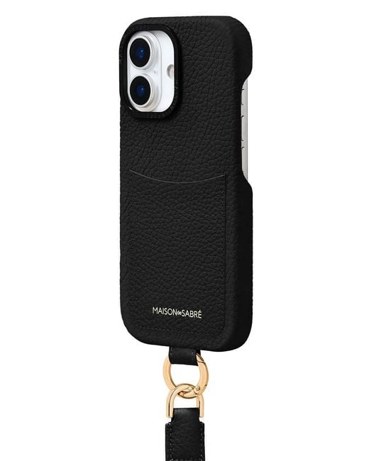 Maison De Sabre Black Sling Iphone 17 Case