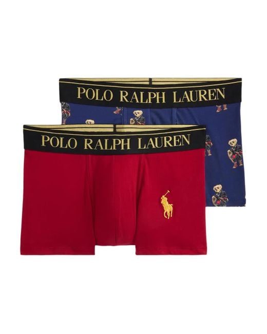 Polo Ralph Lauren Shorts Aus Baumwollgemisch (2Er-Set) in Red für Herren
