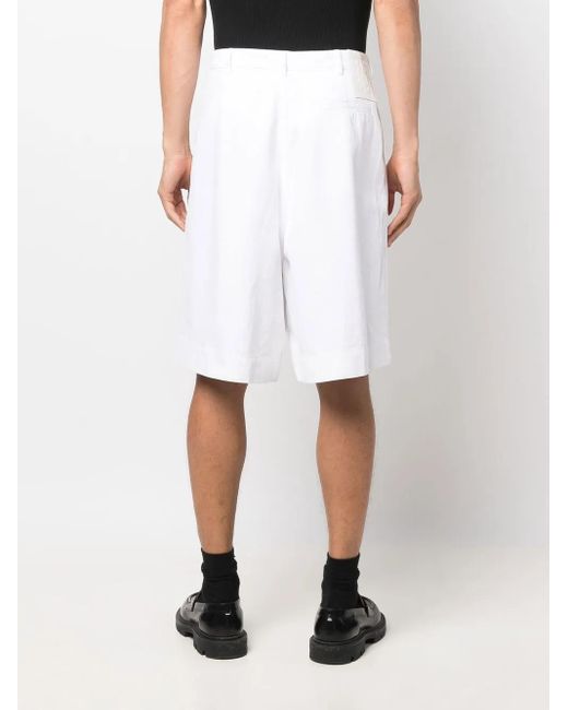 Raf Simons White Knee-Length Shorts for men