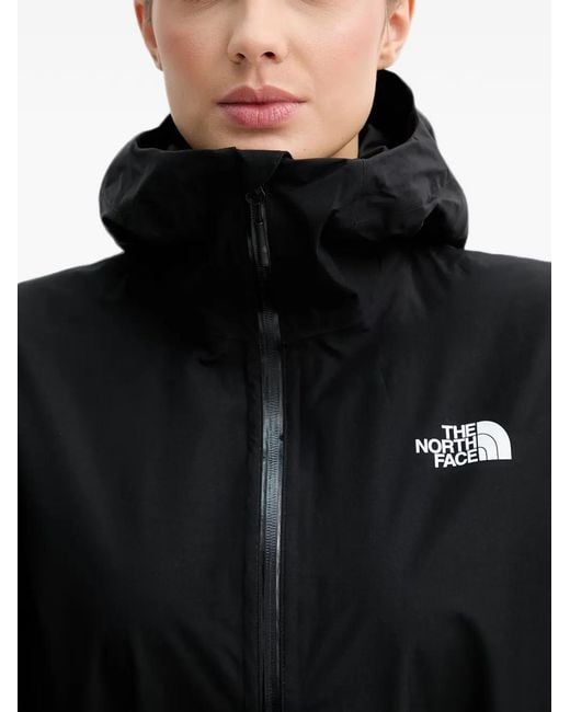 The North Face Black Dryvent Mono Bedretto Hooded Drawstring-Waist Parka