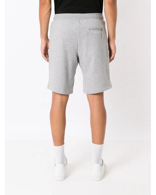 ARMANI EXCHANGE Gray Drawstring Track Shorts for men