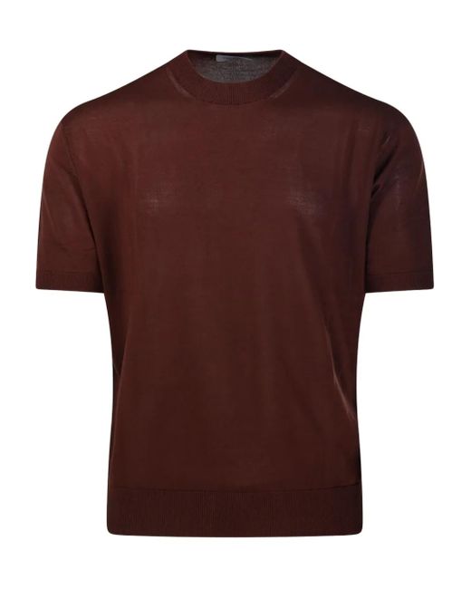 Diana Studio T-Shirt Met Ronde Hals in het Red voor heren