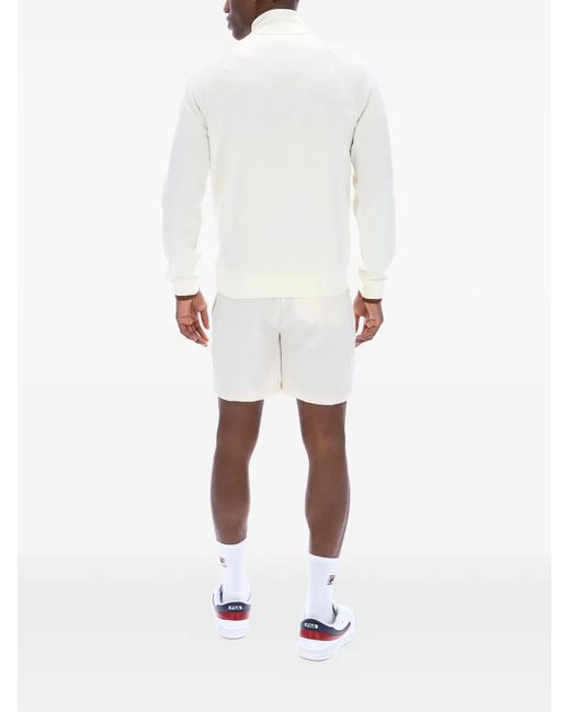 Fila White Rolando Quarter-Zip Sweatshirt for men