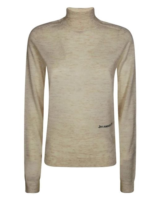 J.W. Anderson Gray Long-Sleeve Turtleneck T-Shirt