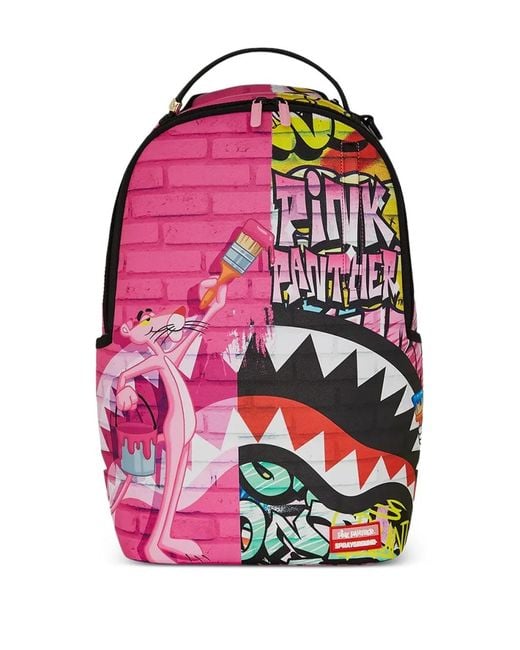 Sprayground Panther Painting Over Graffiti Dlxr Backpack in  display picture 1