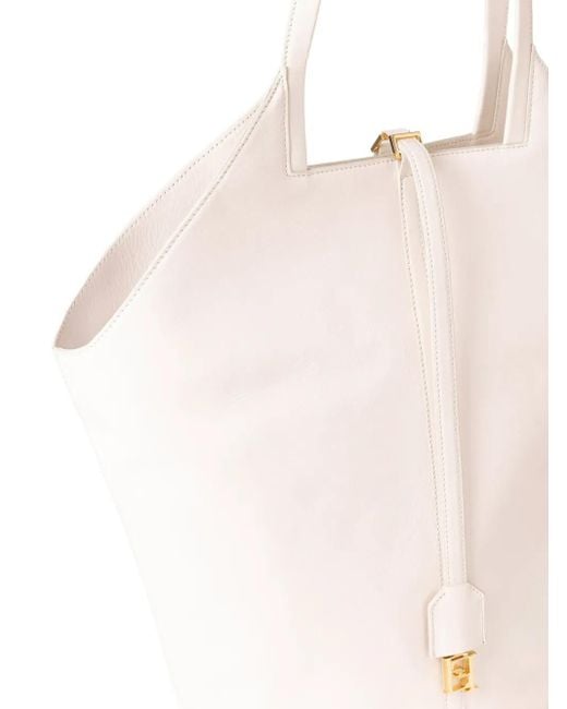 Elisabetta Franchi White Große Everywhere Tote Bag