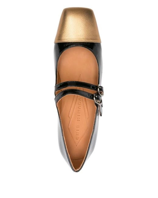 Chie Mihara Black 55Mm Geometric-Block Heel Pumps