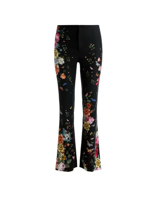 Alice + Olivia Black Teeny Bootcut Pant