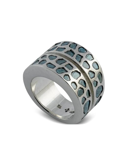 Parts Of 4 Gray Crevice Diamond Ring