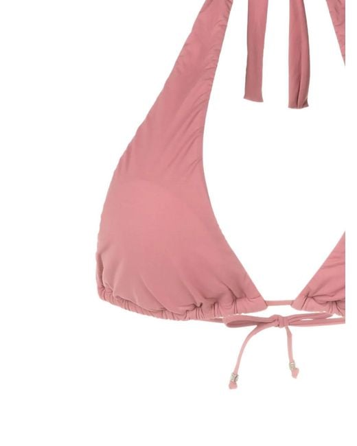 Bikini Triangular Con Cuello Halter Amir Slama de color Pink