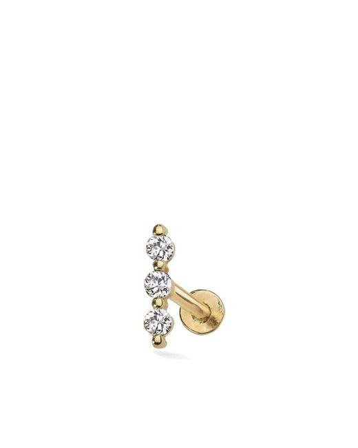 Lark & Berry Metallic 14Kt Modernist Diamond Earring