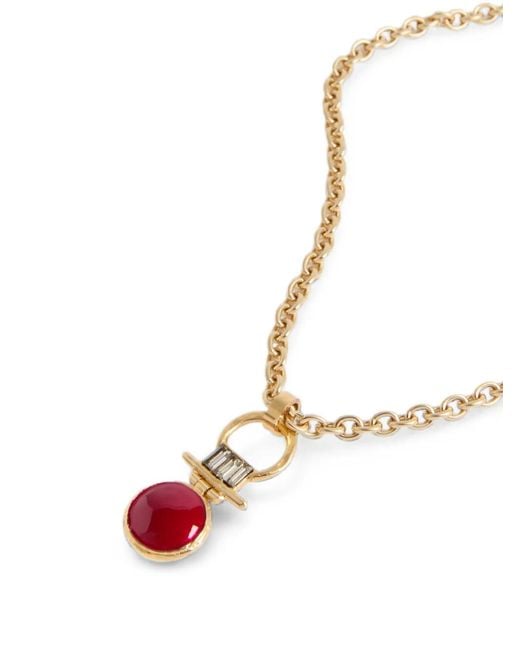 LaDoubleJ White Mini Shen Loop Necklace