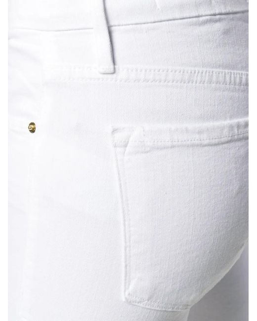 FRAME White Bootcut Jeans