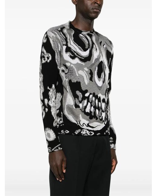 McQueen Black And Knitwear for men