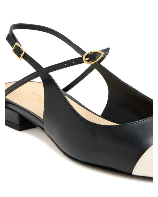 JENNIFER CHAMANDI Black Mattia Cap-Toe Pumps