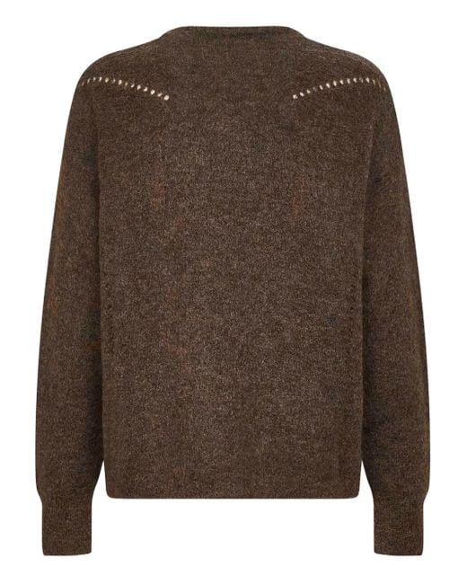 Roa Brown Crew-Neck Sweater for men