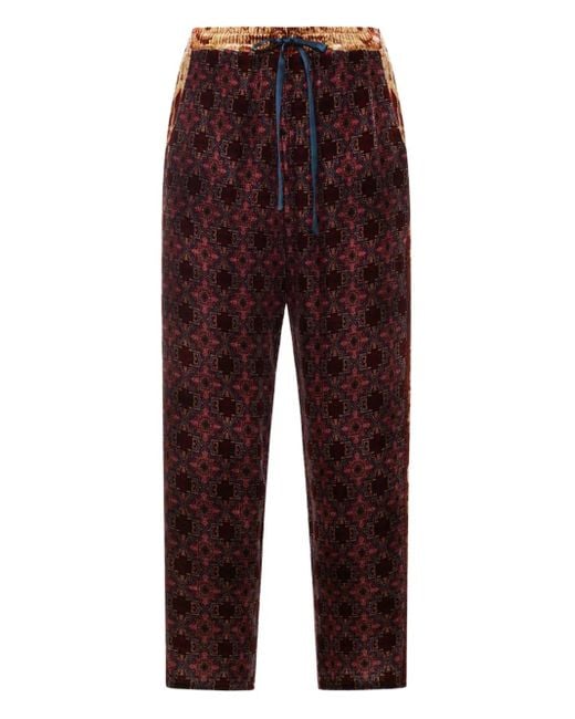 Pierre Louis Mascia Red Aloe Trousers