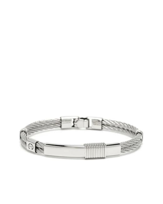 Charriol White Celtic Gentleman Driver Bracelet for men