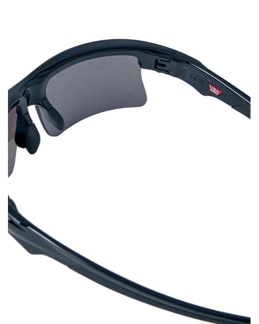 Oakley Blue Half-Frame Rectangle Sunglasses