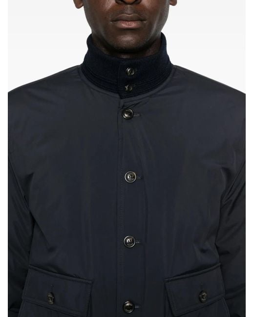 Valstar Blue Button-Fastening Flap-Pocket Jacket for men