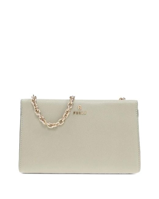 Furla Natural Tasche Mit Kettenriemen