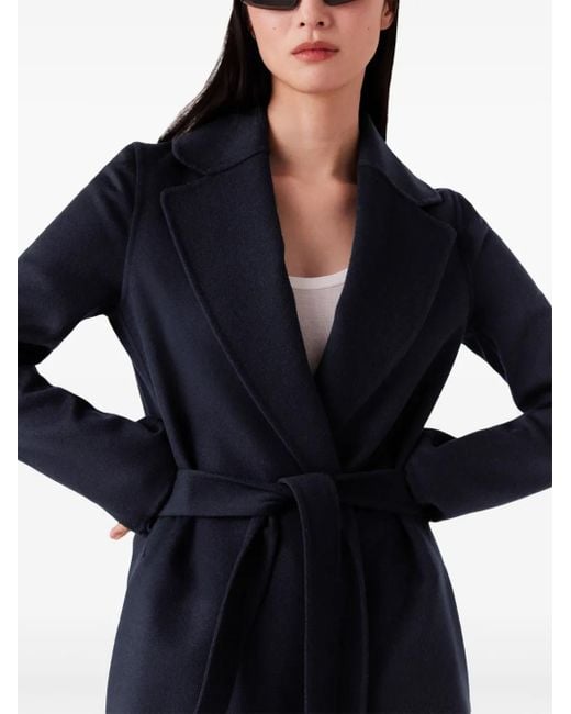 Stella McCartney Blue Belted Coat
