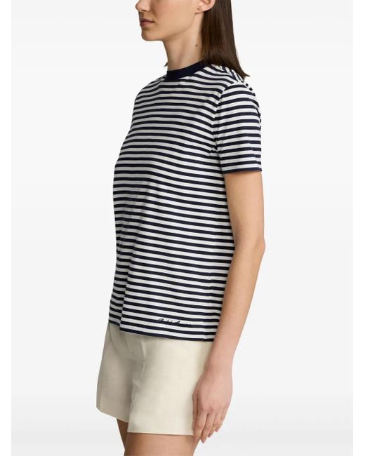 Ralph Lauren Blue Hallie Cotton T-Shirt