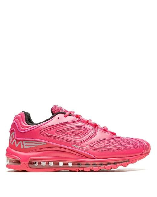 Nike Pink X Supreme Air Max 98 Tl Sneakers