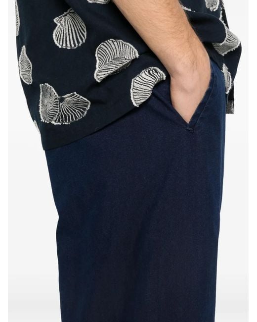A Kind Of Guise Blue Padded Insulation Trousers for men