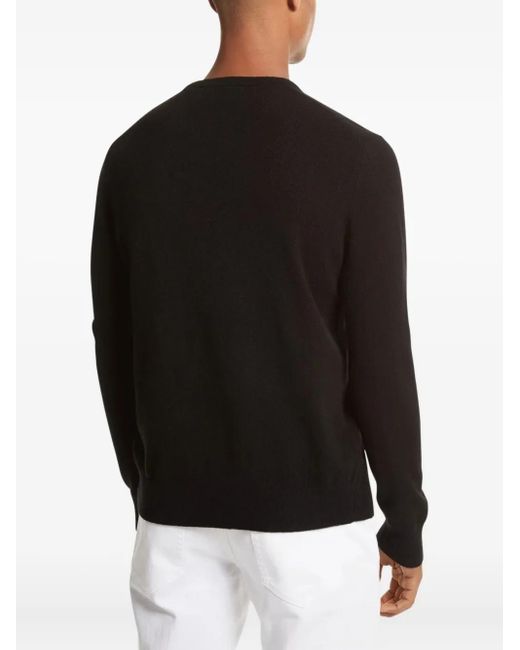 Michael Kors Black Crew-Neck Sweater for men