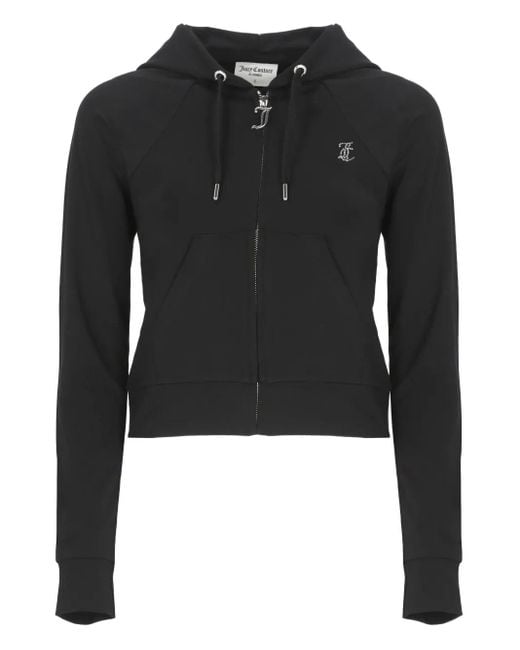 Juicy Couture ジップアップ パーカー Black