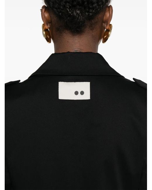THE M.. Black Brigida Button Jacket