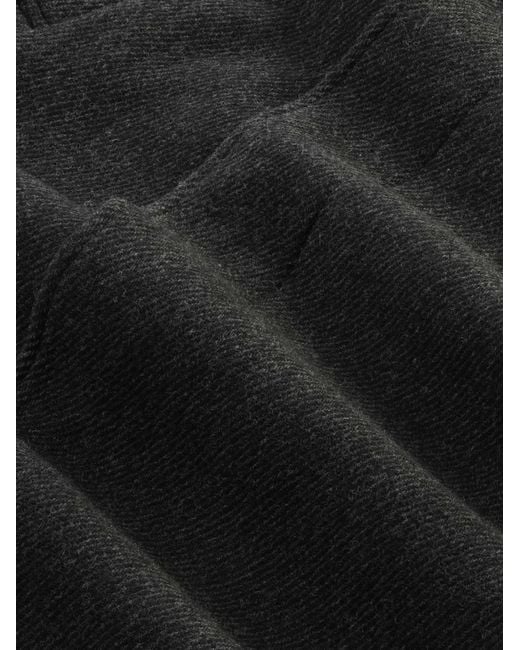 NN07 Black Button-Up Coat for men